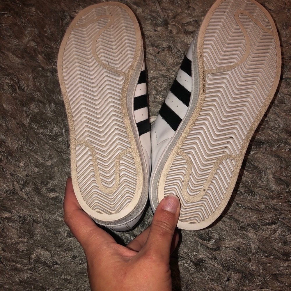 Addidas Black and White Shell Toe - Picture 6 of 9